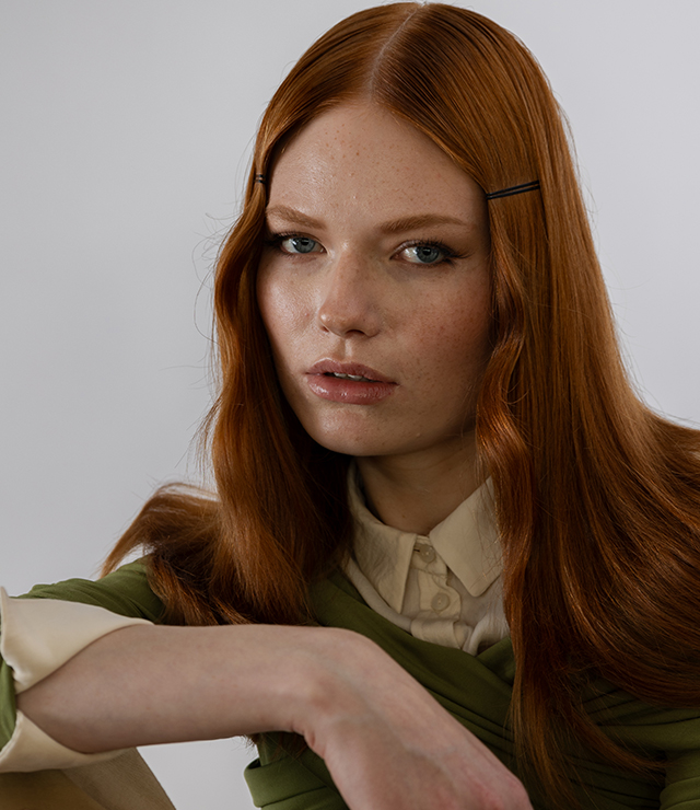 Hårtrend vågig lugg